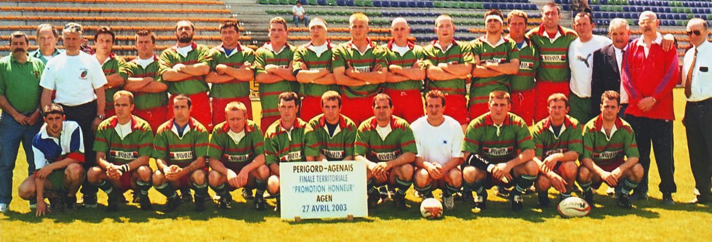 Champion du PA Promotion-Honneur 2002/2003