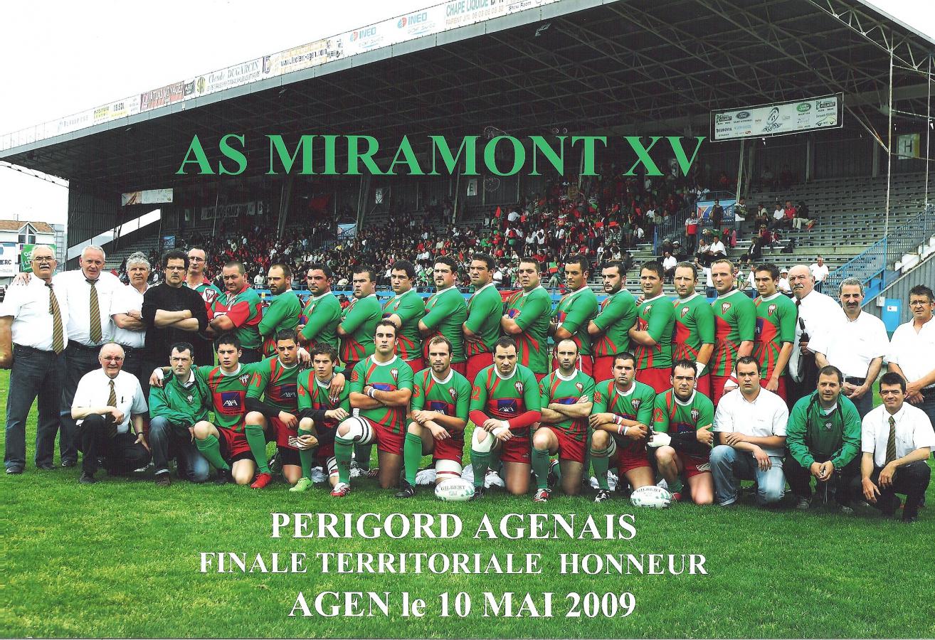 Vice champion du PA Honneur 2008/2009