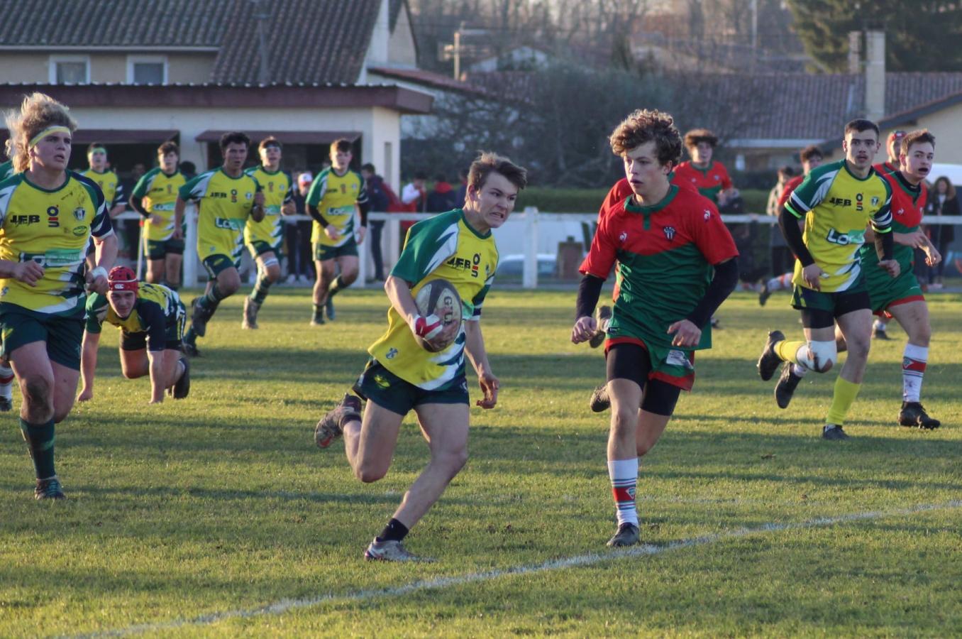 18 décembre 2021 Juniors ASm contre Ribérac St Astier (28-0)