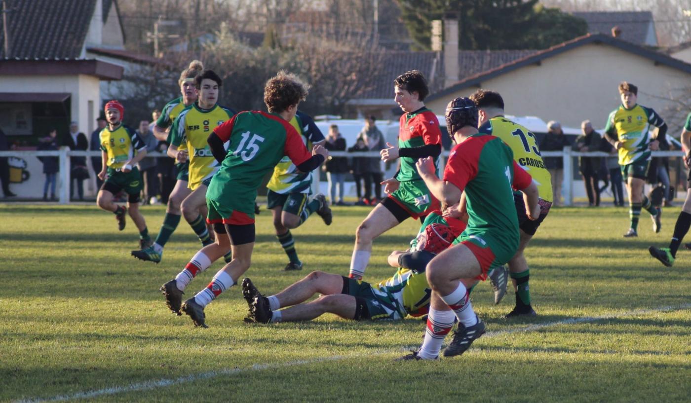 18 décembre 2021 Juniors ASM contre Ribérac St Astier