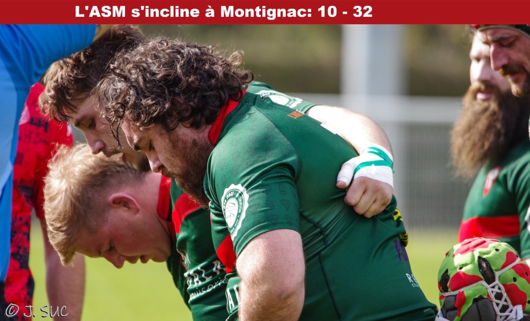 Match équiliibré 10-13 à l'heure de jeu puis 3 essais encaissés dans le dernier quart d'heure...Photos Jo SUC dans l'onglet "Matchs"