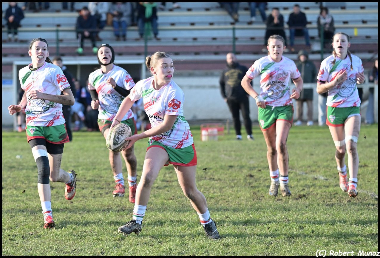 Cadettes face à Périgueux 11 janvier. 6 photos en fion de diaporama