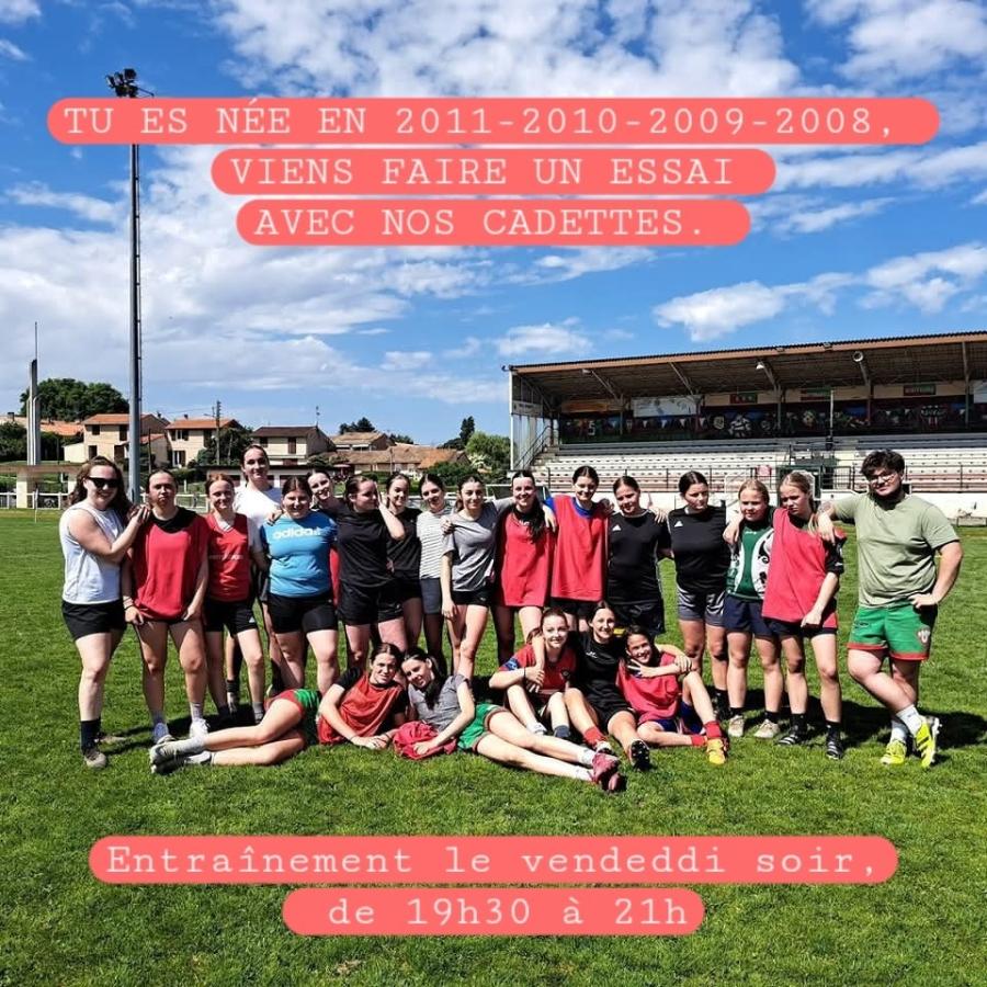 entraînement cadettes