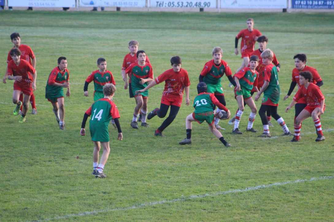 Minimes au tournoi de Casteljaloux 30 novembre