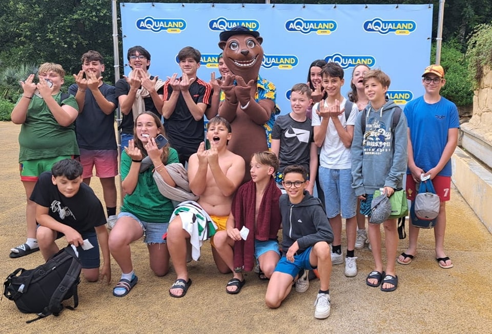 Minimes récompensés à Aqualand