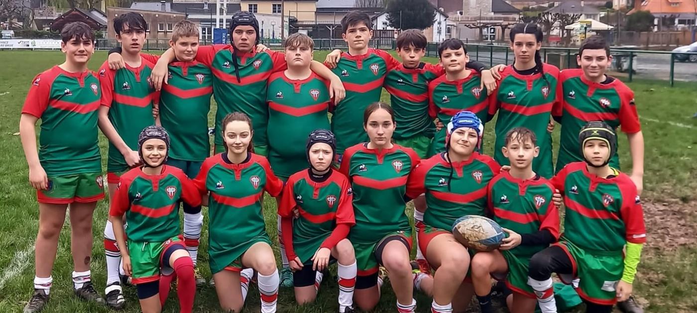 U14 à l'honneur ce 9 mars au tournoi triangulaire de Larche (2 victoires sur 3)