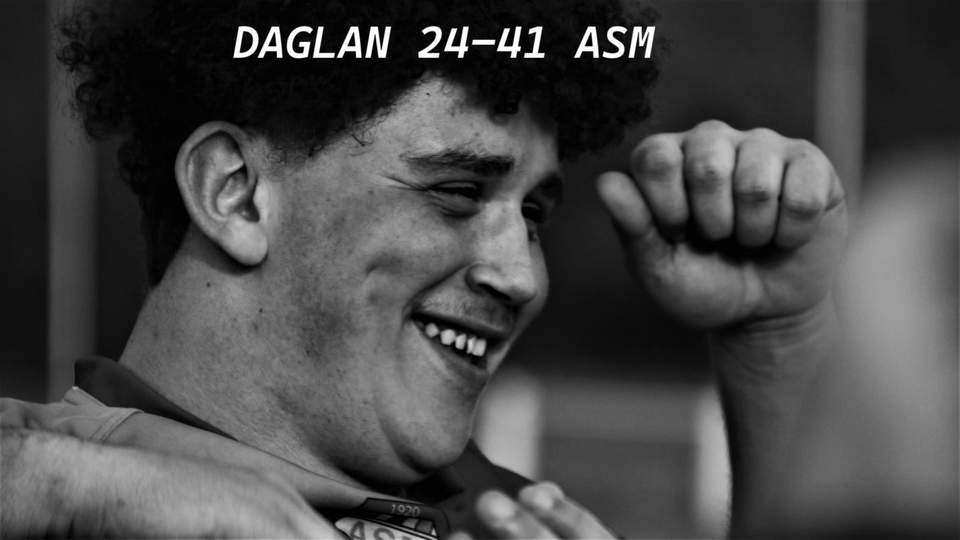 2 mars: Daglan 24-41 ASM. L'ASM n'a pas manqué ce rendez-vous chez un "mal classé".. Photos Jo SUC en fin de diaporama