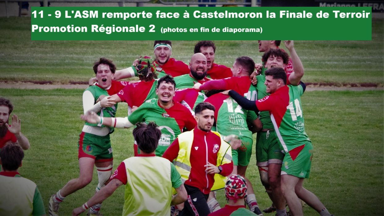 11 avril Finale des Terroirs 11-9 face à Castelmoron
