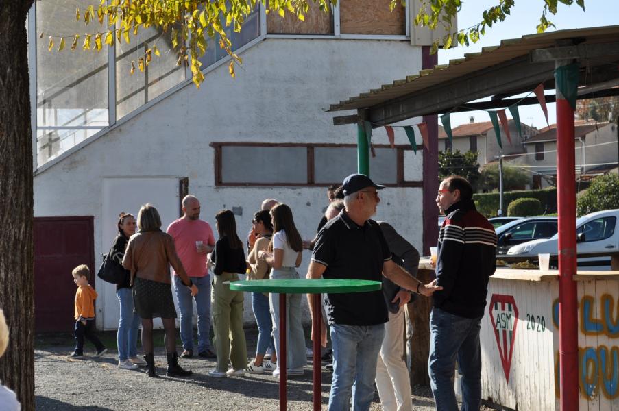 13  novembre 2022, rencontre des partenaires pour un repas d'avant match  ASM - AS Eymet. Très belle journée qui s'est conclue par une victoire mémorable sur le terrain des équipes Première  (48 à 7)  et Réserve (51