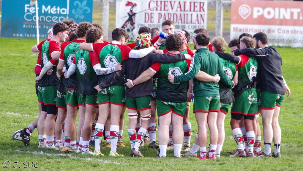 8 février: ASM 16 -10 Sainte-Bazeille.