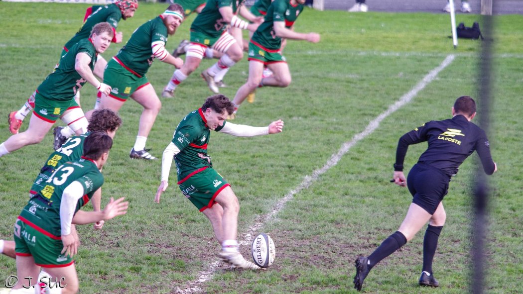 8 février: ASM 16 -10 Sainte-Bazeille.