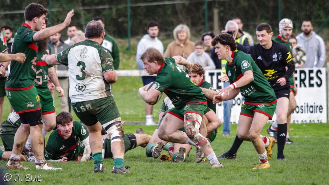 8 février: ASM 16 -10 Sainte-Bazeille.