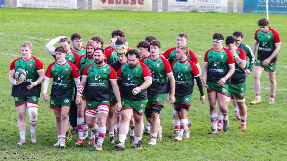 8 février: ASM 16 -10 Sainte-Bazeille.
