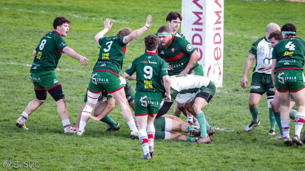 8 février: ASM 16 -10 Sainte-Bazeille.